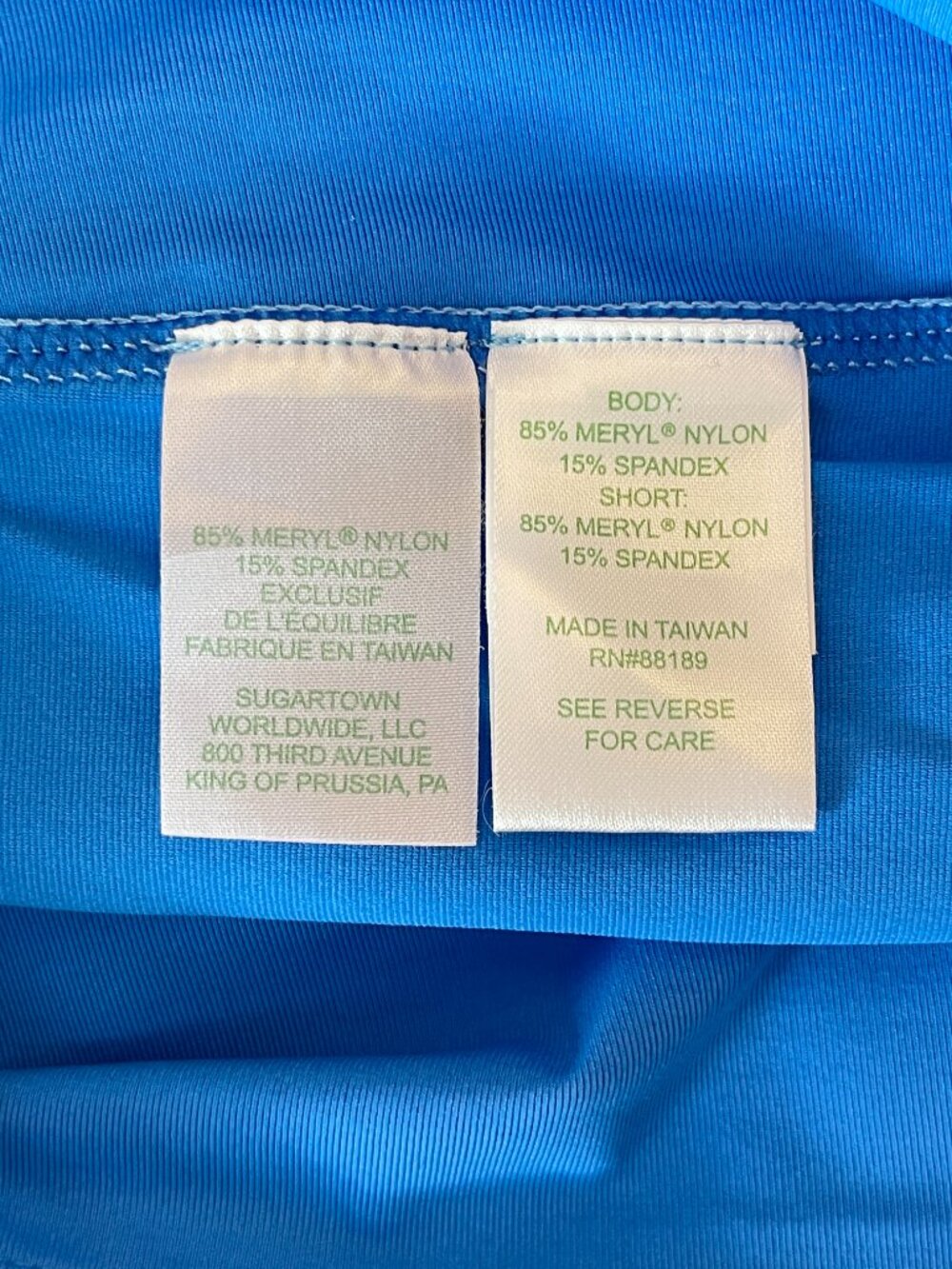 Lilly Pulitzer Luxletic Skort Adlai Skirt Shorts Blue Boatylicious Sailboat XS - Picture 6 of 7